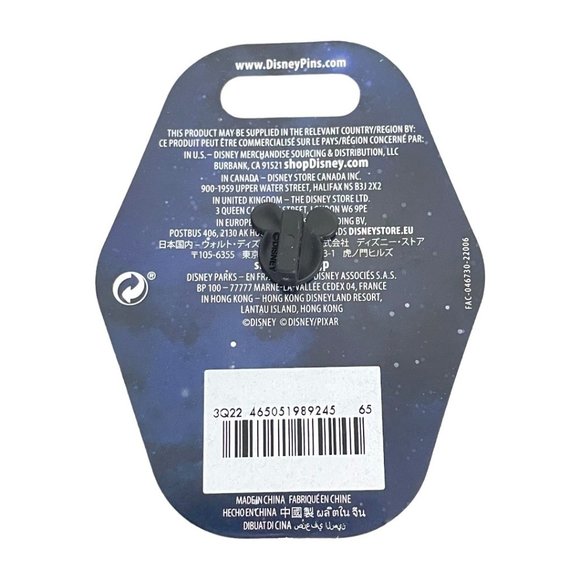 Disney Parks Disney Pixar Lightyear Buzz Lightyear Sox Star Command Limited Pin - Picture 4 of 5